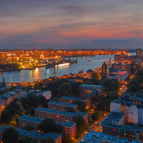 Hamburg am Abend