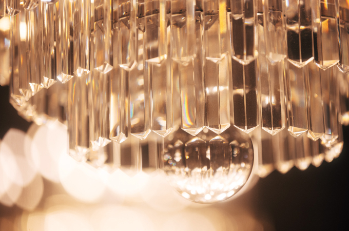 Close-up of a chandelier