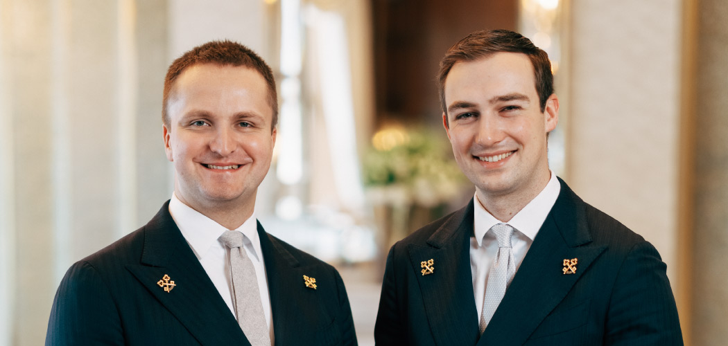 Portrait of concierges Luis Hänßgen and Linus Eckmann