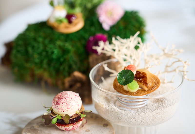 Artfully prepared dish